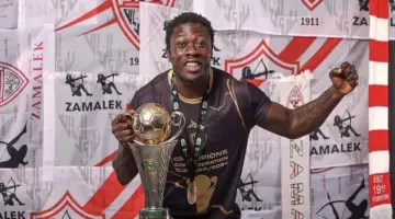 سامسون أكينيولا سبب إيقاف قيد الزمالك للمرة الـ17 بقرار من فيفا